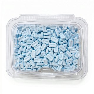 Pez Nostalgic Blueberry Candy Fruit Tablets Unwrapped, 1 Lb Tub - Specialty Snack by Pez