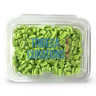Pez Nostalgic Sour Apple Candy Fruit Tablets Unwrapped, 1 Lb Tub - Specialty Snack by Pez