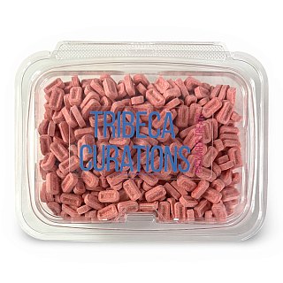 Pez Nostalgic Sour Watermelon Candy Fruit Tablets Unwrapped, 1 Lb Tub - Specialty Snack by Pez