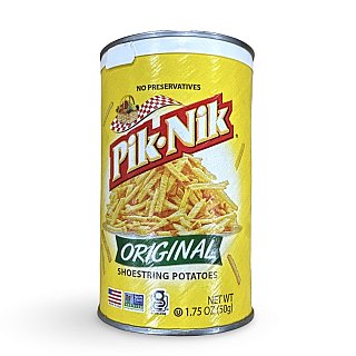 Pik Nik Nostalgic Shoestring Potato Sticks, Original, 10 Total - Specialty Snack by Pik-Nik