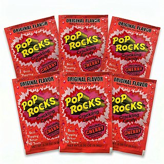 Pop Rocks Popping Candy, Gum & Dips 6 Pack | Cherry - Specialty Snack by Poprocks