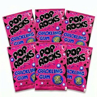 Pop Rocks Popping Candy, Gum & Dips 6 Pack | Crackling Gum - Specialty Snack by Poprocks