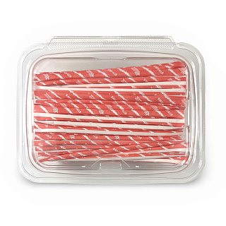 Powdered Candy Straws – Compare to Pixy Stix | 8 oz Tub, 100+ Straws | Cherry - Specialty Snack by Tribeca Curations