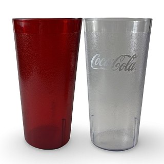Retro Casual Restaurant Tumblers – 6 Pack | Amber, 12.6 Ounce - Specialty Snack by Cambro