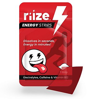 Riize Energy Quick Dissolving Strips, Vitamin Supplement With Electrolytes, Caffeine and Vitamin B12, 3 Per Pack - Specialty Snack by Riize