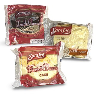 Sara Lee Banana, Carrot and Chocolate Cakes Variety Pack, 12 Total, 4 Each - Specialty Snack by Tribeca Curations
