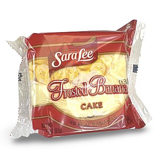 Sara Lee Frosted Banana Cakes, Individually Wrapped, 2.25 Oz | Pack of 12 - Specialty Snack by Tribeca Curations