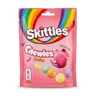 Skittles UK Imports, Chewies Fruits No Shell, 137 gm Bag - Specialty Snack by Skittles