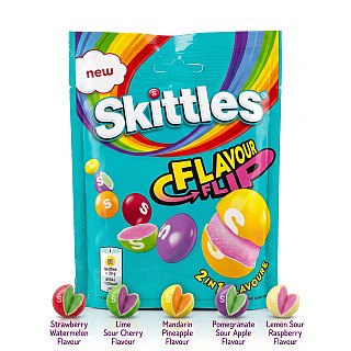 Skittles UK Imports, Flavour Flip, 136 gm Bag - Specialty Snack by Skittles