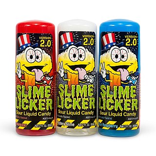 Slime Lickers Limited Edition 3 Flavor Pack Includes Blue Raspberry, Strawberry and Mystery Slime - Specialty Snack by Slime Lickers