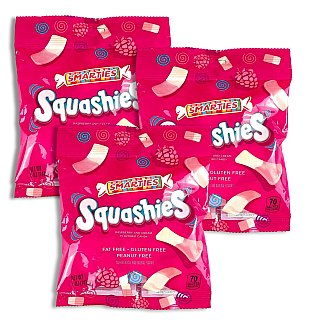 Smarties Squashies 5 Oz, Fruity, Chewy Candy Treats, 3 Bags - Specialty Snack by Smarties