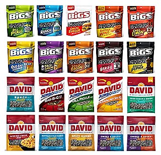 Sunflower Seeds Ultimate Variety Pack by BIGS and DAVID | 20 Unique Flavors - Specialty Snack by BIGS