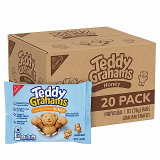 Teddy Grahams Honey Graham Snacks | 20 pack - Specialty Snack by Teddy Graham
