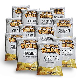 The Whole Shabang Potato Chips by Moon Lodge 1.5 Oz | Original | Pack of 12 - Specialty Snack by Whole Shabang