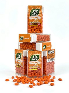 Tic Tac 100 Count Mint Packs – 6 Pack Bundle (600 Total Mints) | Orange - Specialty Snack by Tic Tac