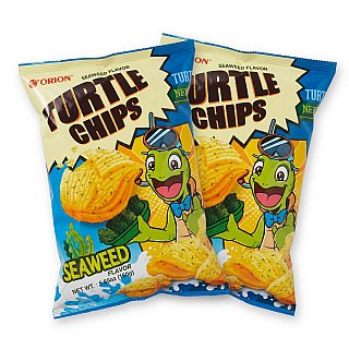 Turtle Chips Korean 4-Layer Crispy Snack Chips, 2 Pack | Seaweed - Specialty Snack by Turtle Chips