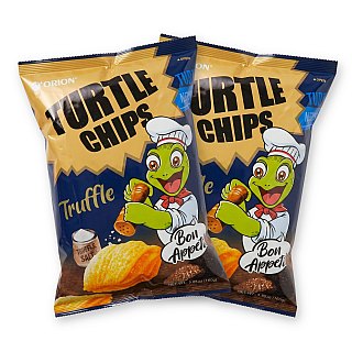 Turtle Chips Korean 4-Layer Crispy Snack Chips, 2 Pack | Truffle - Specialty Snack by Turtle Chips