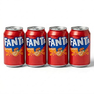 U.K. Imported Limited Edition Flavored Sodas | 4 Cans Per Order | Fanta Fruit Twist - Specialty Snack by Fanta
