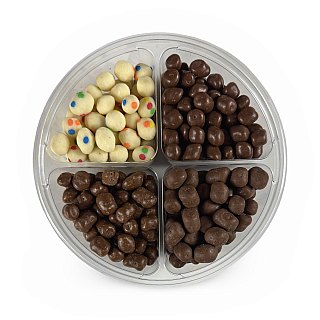 Ultimate Candy Variety Tray – Over 1 lb, Gourmet 4 Flavor Cookie Dough Bites - Specialty Snack by Tribeca Curations