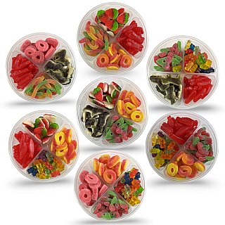 Ultimate Candy Variety Tray – Over 1 lb, Gourmet Halal Random Gummies - Specialty Snack by Tribeca Curations