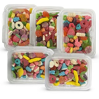 Ultimate Gourmet Sweet & Sour Gummy Mix, 5 lbs. | Fruity & Chewy Assortment - Specialty Snack by Tribeca Curations