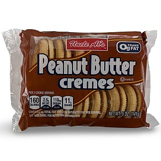 Uncle Al's & Bud's Best Cookies – Classic, Sandwich Creme & Stage Plank Varieties | 4 Packs, Flavor: Peanut Butter Sandwich Cremes - Specialty Snack by Bud's Best