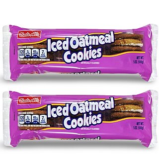 Uncle Al's Iced Oatmeal Cookies, 5 oz, 2 Packs - Specialty Snack by Uncle Al's