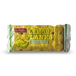 Uncle Al's Lemon Stage Planks, 12 Pack Box - Specialty Snack by Uncle Al's