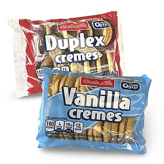 Uncle Al's Vanilla & Duplex Cremes Cookies Combo 5 Oz, 2 Packs - Specialty Snack by Uncle Al's