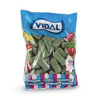 Vidal Imported 1 Kg Bags (2.2 Lbs) Swedish Scandinavian Candy | XL Sour Watermelon - Specialty Snack by Vidal