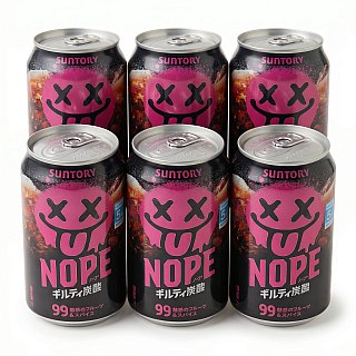 Viral Japanese Suntory NOPE Guilty Soda, 99+ Fruit & Spice Flavors, 340ml Cans | 6 Pack - Specialty Snack by NOPE
