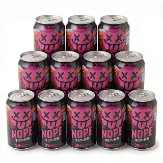 Viral Japanese Suntory NOPE Guilty Soda, 99+ Fruit & Spice Flavors, 340ml Cans, 12 Pack - Specialty Snack by NOPE