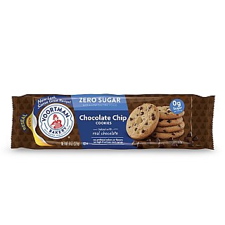 Voortman Sugar Free Wafers & Cookies – 3 Packs Per Order | Chocolate Chip Cookies - Specialty Snack by Voortman