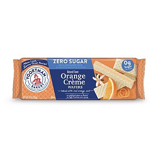 Voortman Sugar Free Wafers & Cookies – 3 Packs Per Order | Orange Wafers - Specialty Snack by Voortman