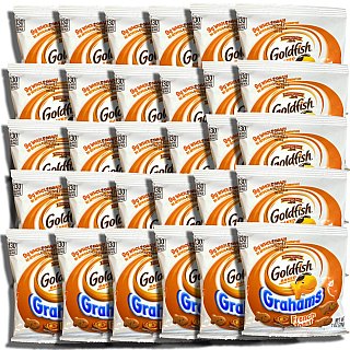 Goldfish Whole Grain French Toast Graham Crackers To Go School Snacks, 30 Pack - Specialty Snack by Tribeca Curations