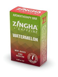 Z!NGHA Double Herbal Inhalers | Aromatherapy Nasal Inhaler, Caffeinated Watermelon - Specialty Snack by Z!NGHA