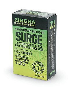 Z!NGHA Double Herbal Inhalers | Aromatherapy Nasal Inhaler, Surge - Specialty Snack by Z!NGHA