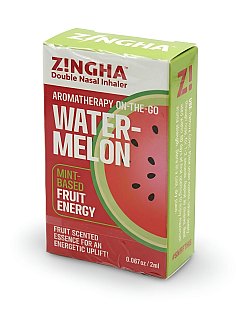 Z!NGHA Double Herbal Inhalers | Aromatherapy Nasal Inhaler, Watermelon - Specialty Snack by Z!NGHA