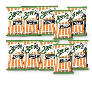 Zapp's Potato Chips 10 Pack – 1.5 oz Bags | Jalapeno - Specialty Snack by Zapps