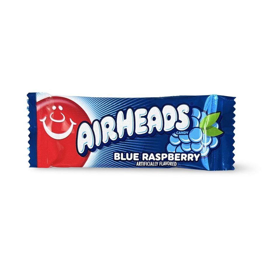 Airheads Mini Chewy Candy Bars – 1 lb | Blue Raspberry - Specialty Snack by Airheads
