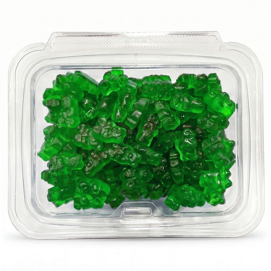 Albanese Gummi Bears, Choose Your Flavor, 1 lb Container | Green Apple - Specialty Snack by Albanese