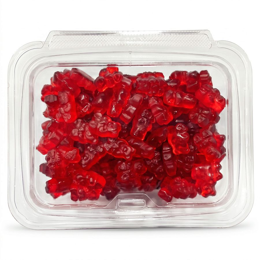 Albanese Gummi Bears, Choose Your Flavor, 1 lb Container | Strawberry - Specialty Snack by Albanese