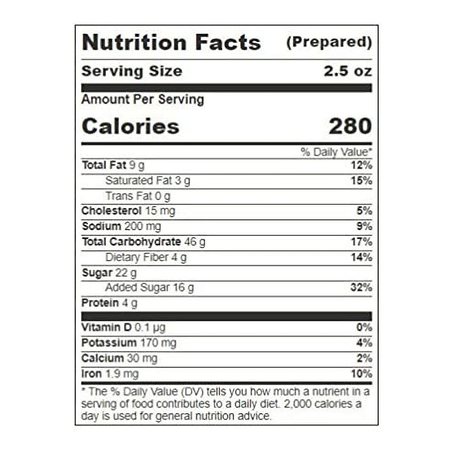 Apple Cinnamon BeneFit Bars by Readi-Bake, 2.5 Oz, 12 Bars - Specialty Snack by Readi-Bake