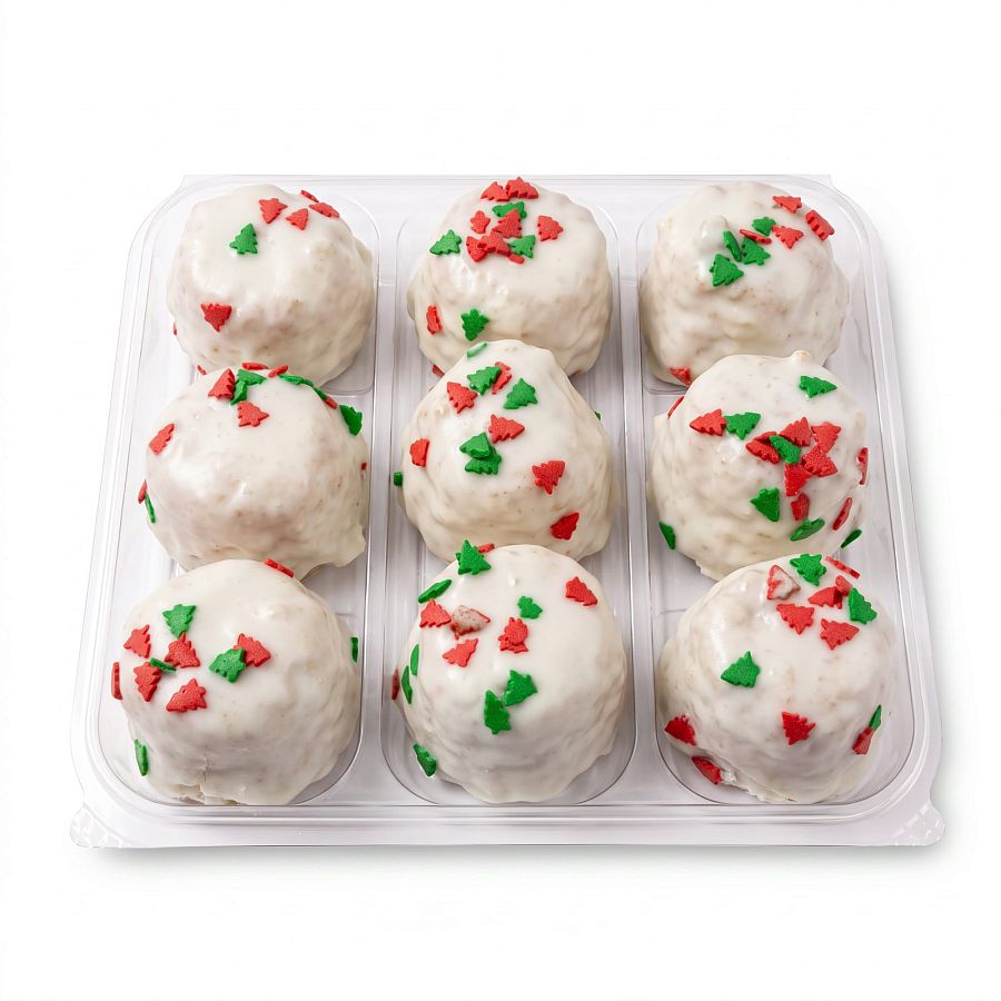 Bakery Cake Bites | 9 Pack Mini Cake Bites | Snickerdoodle - Specialty Snack by Carlotta's Bakery