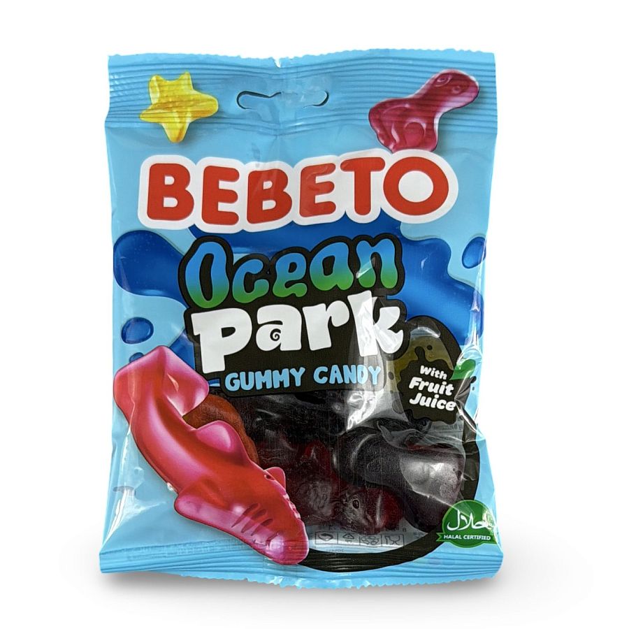 Bebeto Ocean Shapes Gummy Candy, Halal Certified, 2.8 Oz (Case of 12) - Specialty Snack by Bebeto