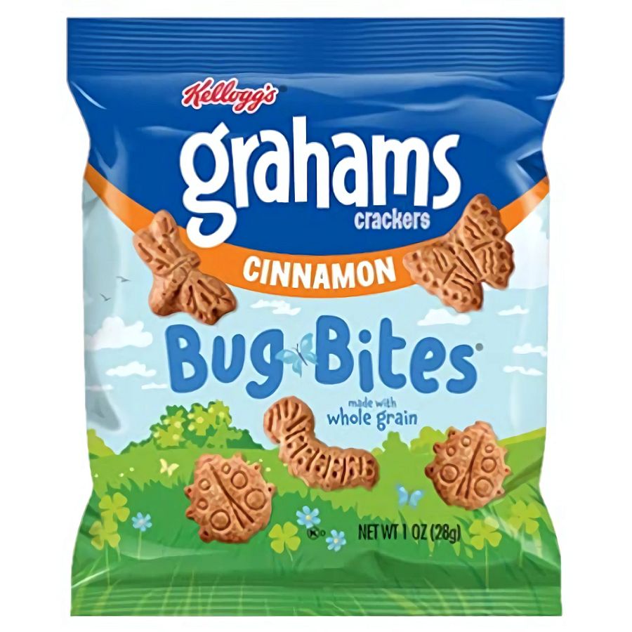 Bug Bites Grahams Crackers, 1 Oz, 20 Packs - Specialty Snack by Bug Bites