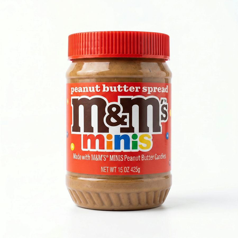 Candy & Cookie Peanut Butter Spread 15 oz Jar, M&Ms - Specialty Snack by M&M's