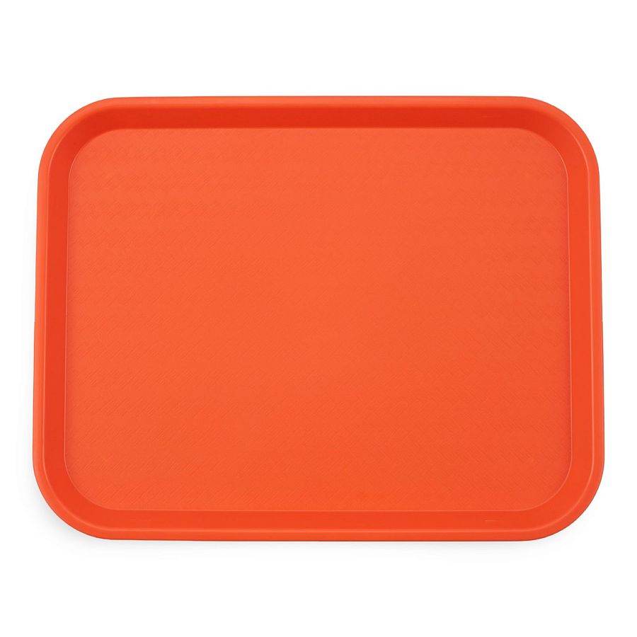Carlisle School Cafeteria Tray 18 x 14 Inch Non-Compartment Durable Tray, 9 Color Options - Specialty Snack by Carlisle