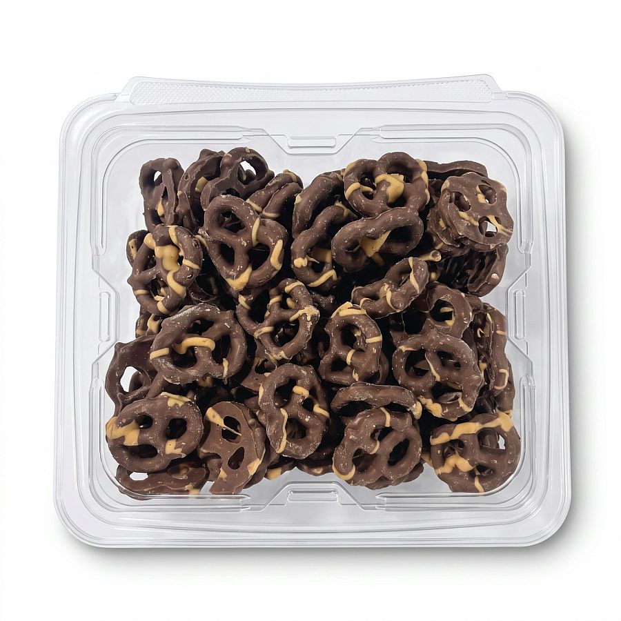 Carlotta’s Bakery Mini Coated Pretzel Bites | Peanut Butter Swirl - Specialty Snack by Carlotta's Bakery