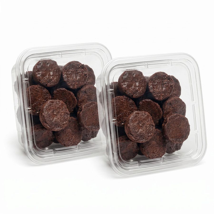 Carlotta's Bakery Perfect Bite Brownies, 10.5 oz Containers (Pack of 2) | Soft & Fudgy Bite-Sized Chocolate Brownies | Ready-to-Eat Dessert Snack - Specialty Snack by Carlotta's Bakery